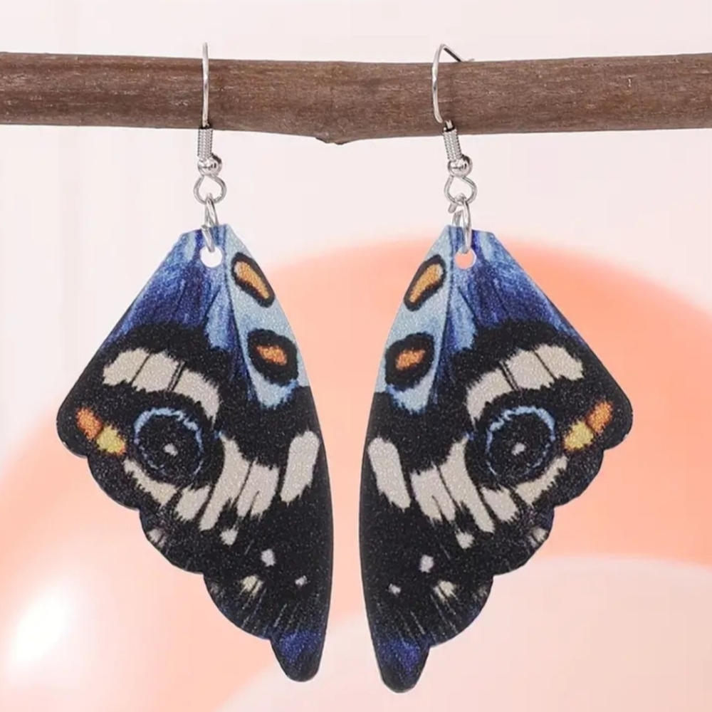 New Butterfly Wings Dangle Earrings